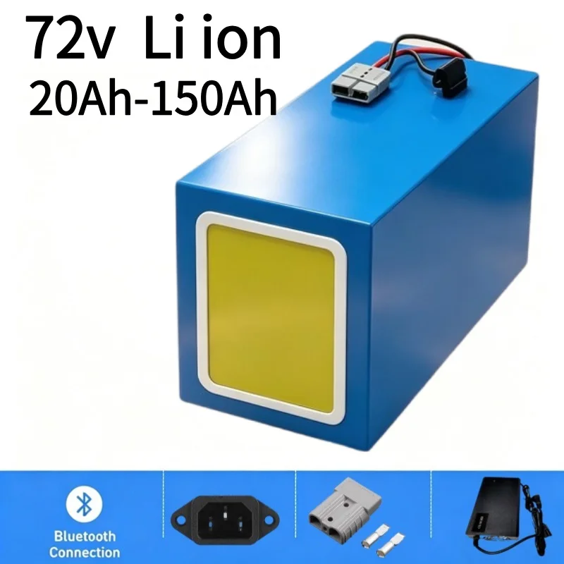 72V 60Ah Lifepo4 Battery Pack - 72V Lithium Ion LiPo Batterijpakket 20Ah-150Ah